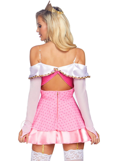 Princess Costume Pink Ladies Bodysuit Leg Avenue