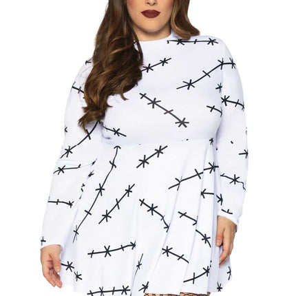 Robe Halloween Ladies Stitch Leg Avenue