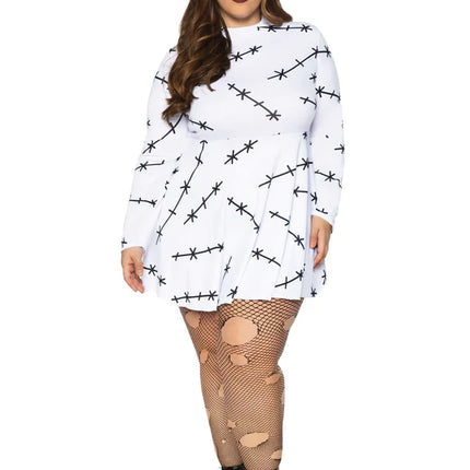 Robe Halloween Ladies Stitch Leg Avenue