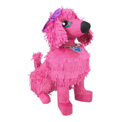 Piñata caniche rose (45 x 24 x 38 cm)