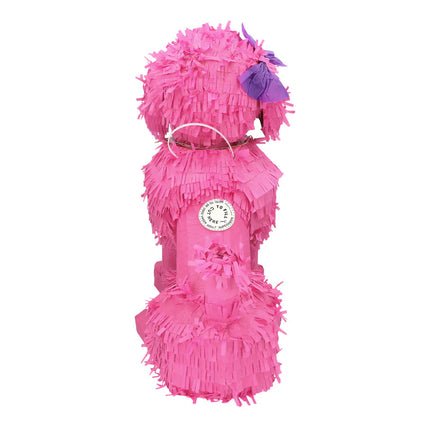 Piñata caniche rose (45 x 24 x 38 cm)