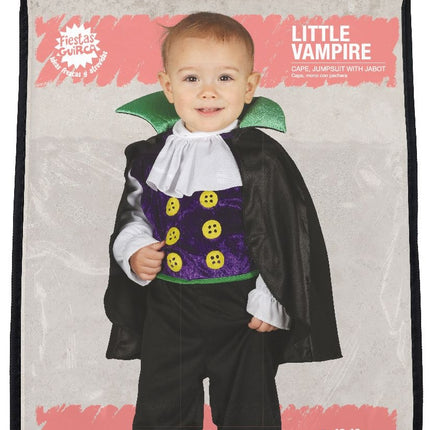 Costume d'Halloween Vampire Bébé Noir