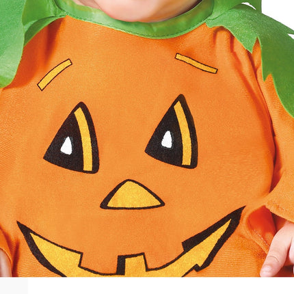 Costume d'Halloween Citrouille Bébé Orange