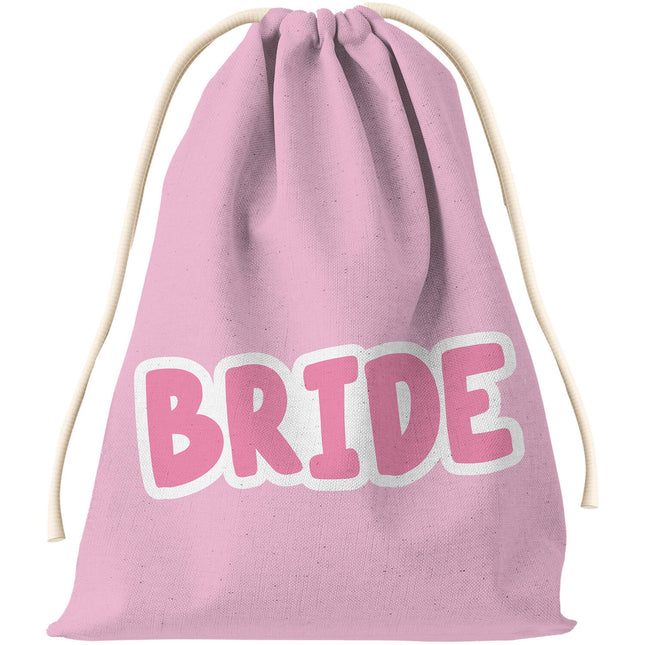 Sac cadeau - Mariée - She Said Yaasss - Polyester - Rose