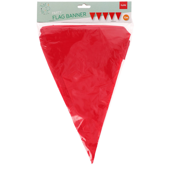 Ligne de drapeau rouge 10m