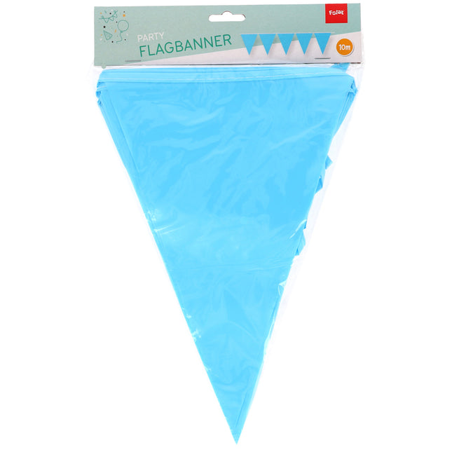 Ligne de drapeau bleu clair 10m