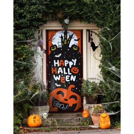 Rideau de porte 'Happy Halloween' - Halloween BoOo ! - 215 x 80 cm