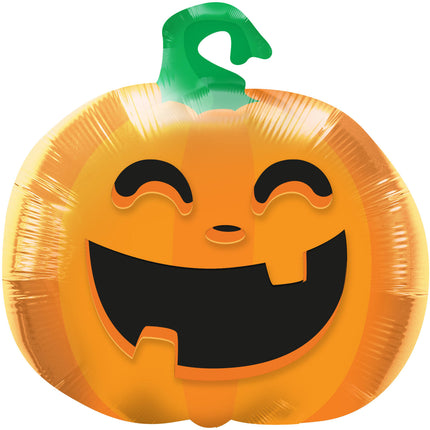Ballon de baudruche Citrouille - Halloween BoOo ! - 56 cm
