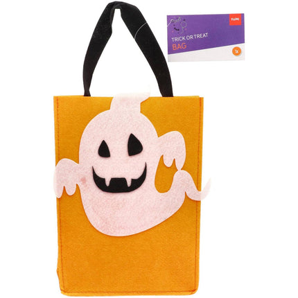 Sac à friandises Fantôme en feutrine - Halloween BoOo ! - 27x20x10 cm