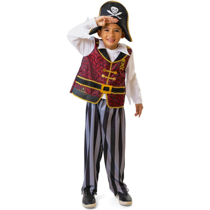 <tc>Folat</tc> Costume de pirate avec chapeau de pirate Garçon