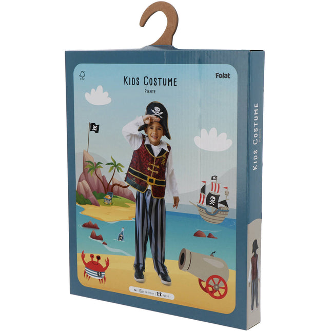 <tc>Folat</tc> Costume de pirate avec chapeau de pirate Garçon