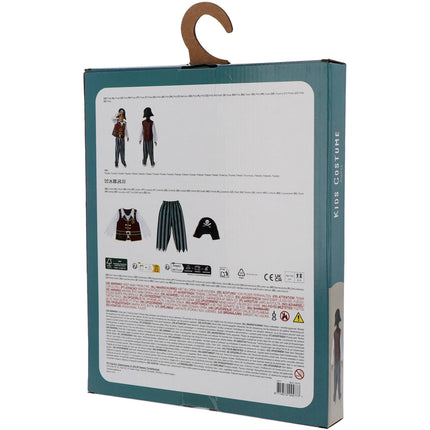 <tc>Folat</tc> Costume de pirate avec chapeau de pirate Garçon