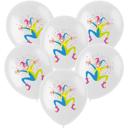 Ballons Arlequin 33cm - 6 pièces