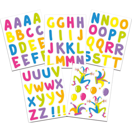 Autocollants pour fenêtres DIY Harlequin Multicolore