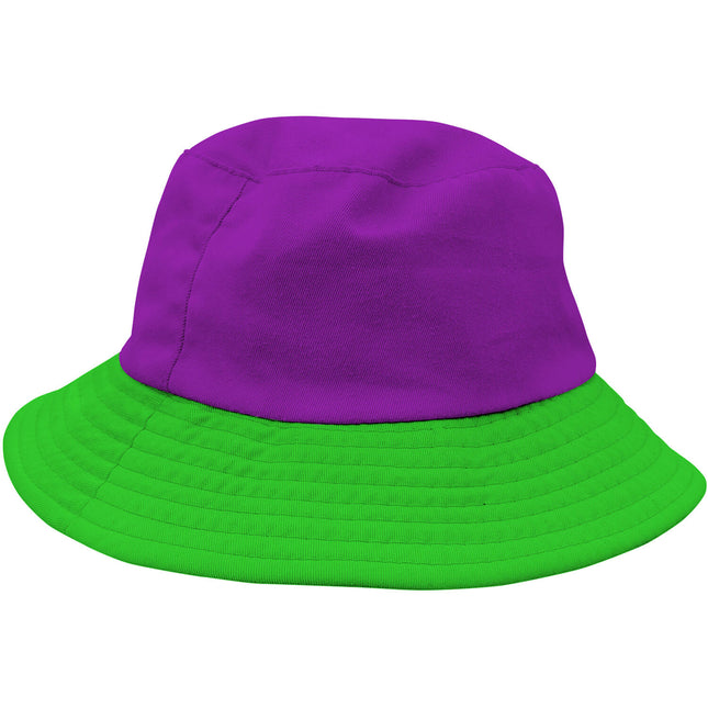 Chapeau de pêcheur Colorblock violet/vert