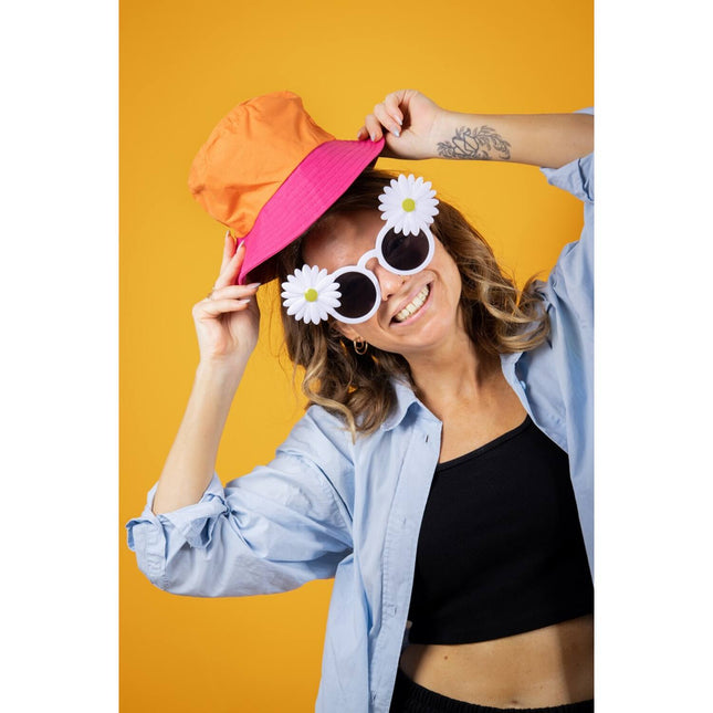 Chapeau de pêcheur Colorblock Orange/Pink