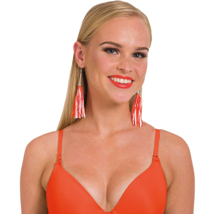 Boucles d'oreilles orange