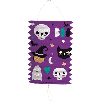 Lanterne à tirer - Joyeux Halloween - 16 x 22 cm