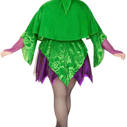 Robe de sorcière Purple Green Ladies Leg Avenue