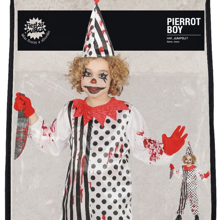 Costume de clowns d'Halloween pour enfant
