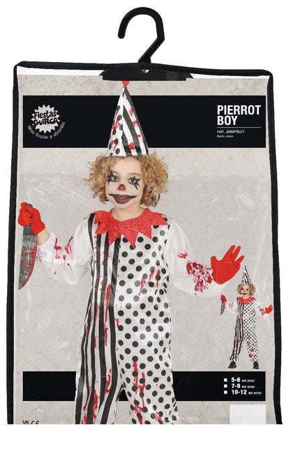 Costume de clowns d'Halloween pour enfant