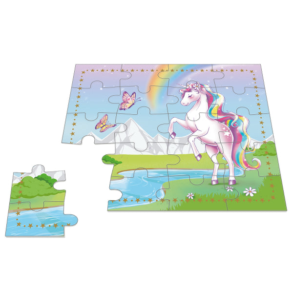 Puzzle Licorne 16 pièces