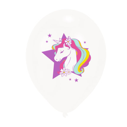 Ballons Licorne 28cm 6pcs