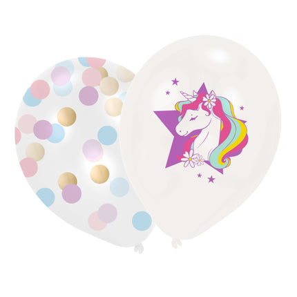 Ballons Licorne 28cm 6pcs