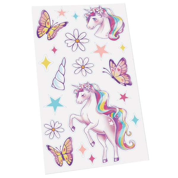 Faux tatouages de licorne 4pcs