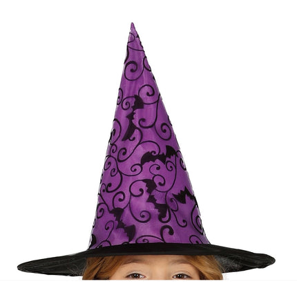Costume de sorcière enfant violet