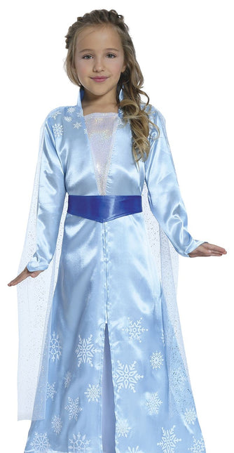 Robe de princesse des glaces Elsa Enfant Bleu