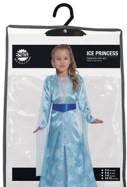 Robe de princesse des glaces Elsa Enfant Bleu