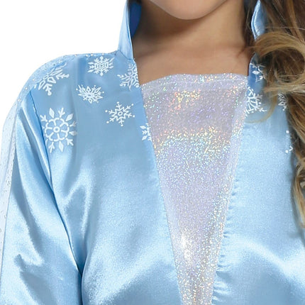 Robe de princesse des glaces Elsa Enfant Bleu