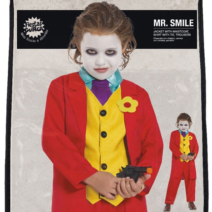 Costume de Joker enfant rouge