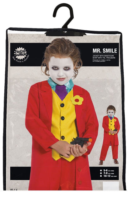 Costume de Joker enfant rouge