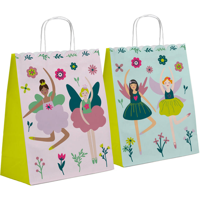 Sac cadeau Ballerina en papier 27cm 6pcs