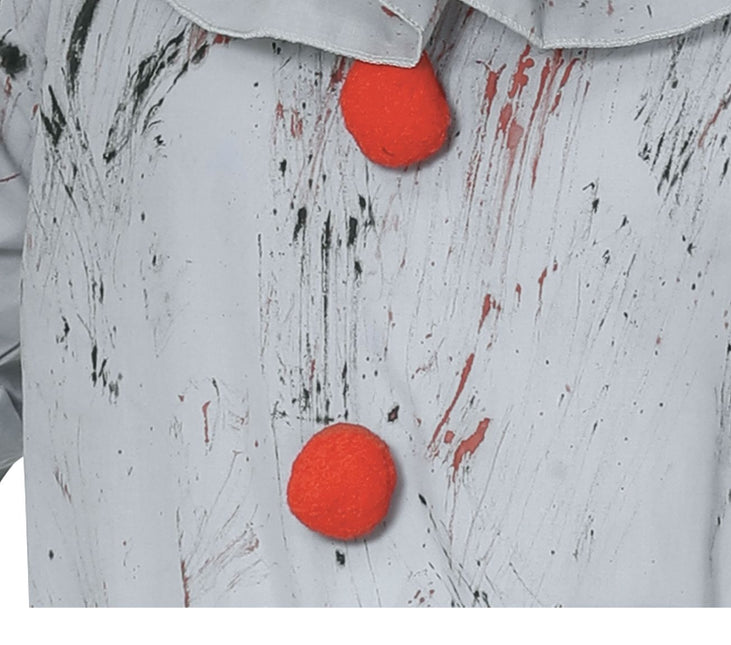Clown tueur Costume d'Halloween Hommes Gris