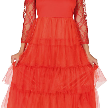 Halloween Jurk Rood Dames
