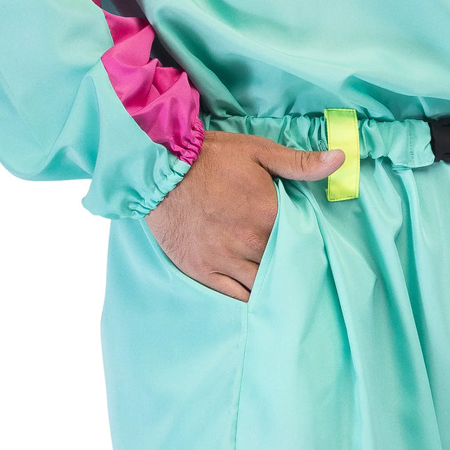 Combinaison de ski vert menthe pour femme Uv Blacklight