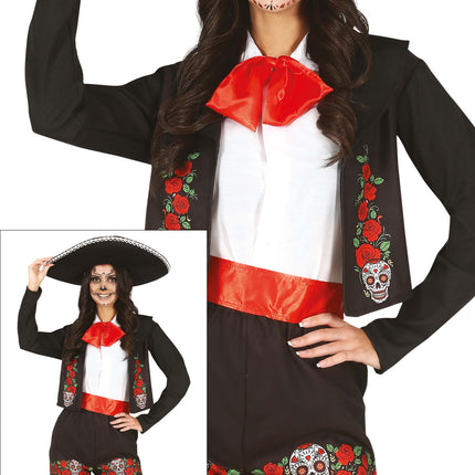 Costume Dia De Los Muertos Chanteuse de dames