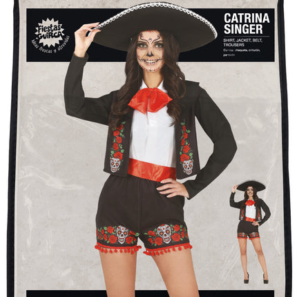 Costume Dia De Los Muertos Chanteuse de dames