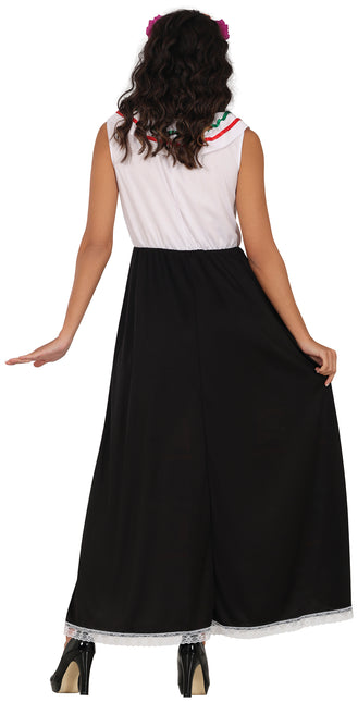 Dia De Los Muertos Dress Ladies Skull (robe à tête de mort)