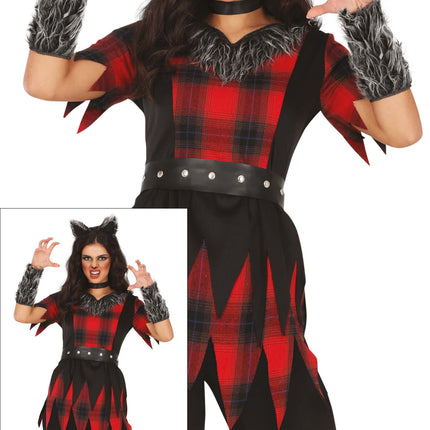 Costume d'Halloween Femme Loup-Garou