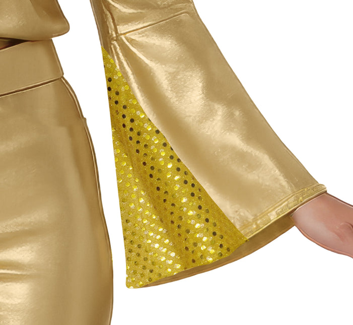 Combinaison Disco Or Dames 3 pièces