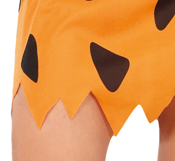 Robe de l'homme des cavernes Noir Orange Dames