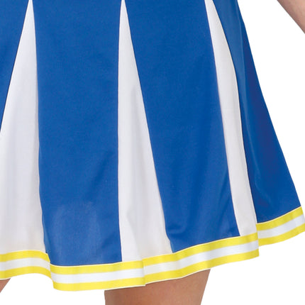 Costume de pom-pom girl bleu hommes