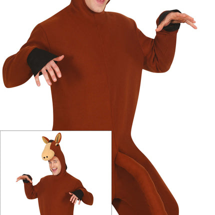 Costume de cheval Marron