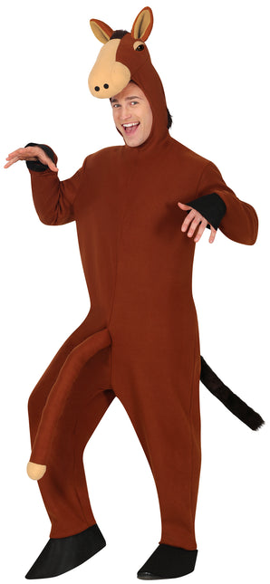 Costume de cheval Marron