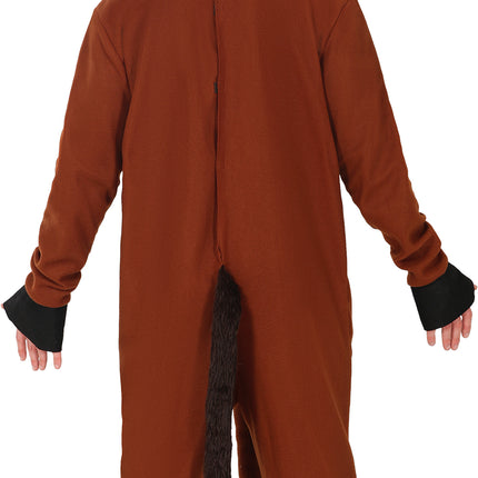 Costume de cheval Marron