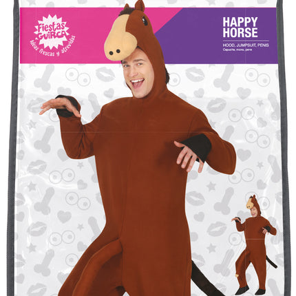 Costume de cheval Marron